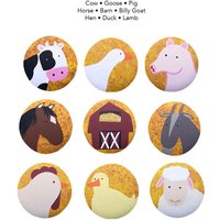 Handbemalter Knauf - Kinder Kinderbemalte Handbemalte Scheunenhof Critters Bauernhof Tier Schubladenknöpfe Pulls Oder Nagelbezüge Für Handbemalter Knauf - Kinder Kinderbemalte Handbemalte Scheunenhof Critters Bauernhof Tier Schubladenknöpfe Pulls Oder Nagelbezüge Für von Coolisart