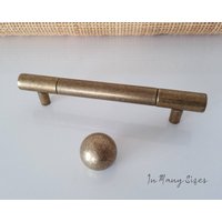 Möbel Knäufe Und 5 "6, 3 7, 5 8, 8 ", 128 Mm 160 192 224 Mm, Große Schrankknöpfe Bauernhaus Griffe, Antike Bronze Schrankbeschläge von CoolpStore