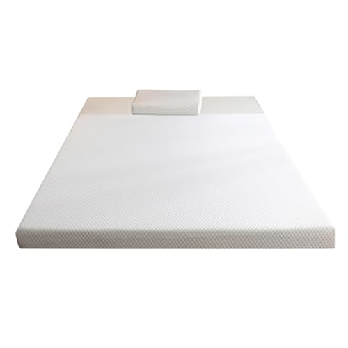 Coolpleasant 10 cm Kaltschaum-Matratze Mittlere Härte - Kühlend & Atmungsaktiv durch Gel-Infusion & Memory-Schaum - rutschfeste Unterlage + Abnehmbarer Bezug mit Kopfkissen(Size:140x200x10cm) von Coolpleasant