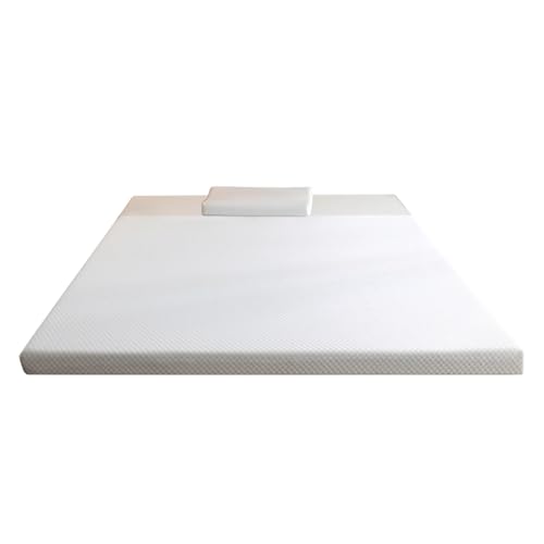 Coolpleasant 10 cm Kaltschaum-Matratze Mittlere Härte - Kühlend & Atmungsaktiv durch Gel-Infusion & Memory-Schaum - rutschfeste Unterlage + Abnehmbarer Bezug mit Kopfkissen(Size:180x200x10cm) von Coolpleasant