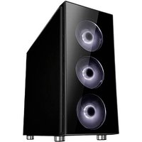Cooltek Zwei RGB Midi-Tower PC-Gehäuse Schwarz Cooltek Zwei RGB Midi-Tower PC-Gehäuse Schwarz von Cooltek