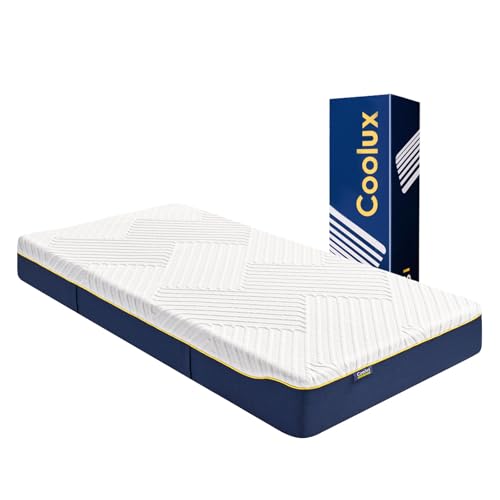 Coolux Sleep Schaum Matratze 140x200 cm Orthopädische 7-Zonen Kaltschaummatratze, Härtegrad 3 (H3), Öko-Tex Zertifiziert, Höhe 18 cm, 3-in-1 Ergonomische Rollmatratze von Coolux Sleep