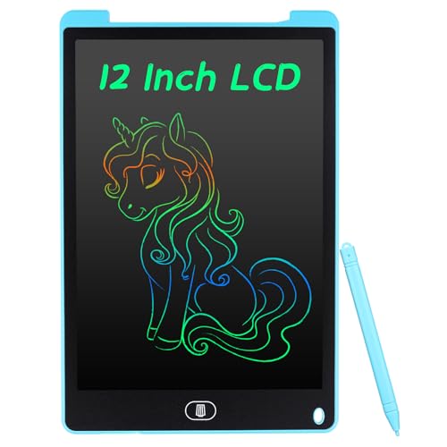 Coolzon LCD Schreibtafel, 12 Zoll Bunte Bildschirm Schreibtablett für Kinder Erwachsene, Löschbare LCD-Zeichenbrett Elektronische Schreibtafel Tragbar LCD Drawing Writing Tablet, Hellblau Coolzon LCD Schreibtafel, 12 Zoll Bunte Bildschirm Schreibtablett für Kinder Erwachsene, Löschbare LCD-Zeichenbrett Elektronische Schreibtafel Tragbar LCD Drawing Writing Tablet, Hellblau von Coolzon
