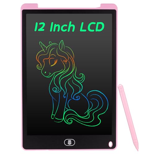 Coolzon LCD Schreibtafel, 12 Zoll Bunte Bildschirm Schreibtablett für Kinder Erwachsene, Löschbare LCD-Zeichenbrett Elektronische Schreibtafel Tragbar LCD Drawing Writing Tablet, Pink Coolzon LCD Schreibtafel, 12 Zoll Bunte Bildschirm Schreibtablett für Kinder Erwachsene, Löschbare LCD-Zeichenbrett Elektronische Schreibtafel Tragbar LCD Drawing Writing Tablet, Pink von Coolzon