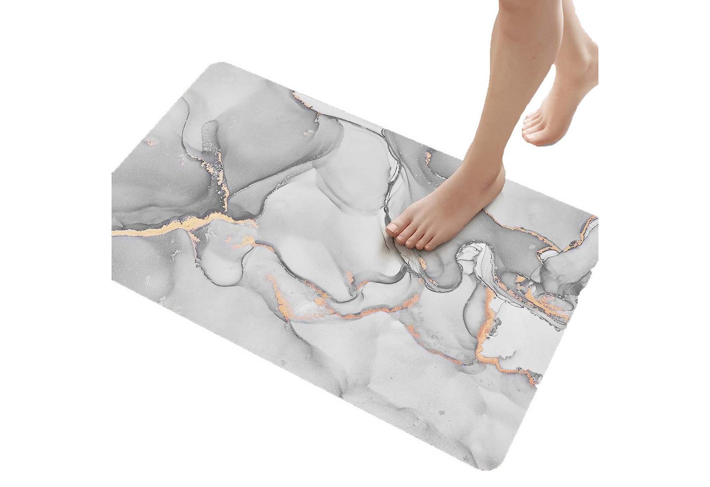 Coonoor Badematte Badematte rutschfest 40 x 60 cm, Super Absorbierende Badezimmerteppich Coonoor Badematte Badematte rutschfest 40 x 60 cm, Super Absorbierende Badezimmerteppich von Coonoor