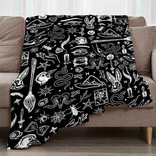 Coonoor 125 * 150CM Halloween Kuscheldecke Flauschig Comfort fleecedecke Wolldecke Couch und Bett Decken von Coonoor