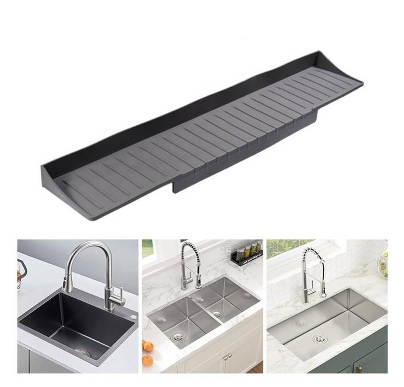 Coonoor Abtropfmatte Silikon Spülbecken-Randschutz & Spritzschutz – Zuschneidbar, Rutschfest Kantenschutz für Edelstahl-, Granit- & Quarz-Küchenspülen Coonoor Abtropfmatte Silikon Spülbecken-Randschutz & Spritzschutz – Zuschneidbar, Rutschfest Kantenschutz für Edelstahl-, Granit- & Quarz-Küchenspülen von Coonoor