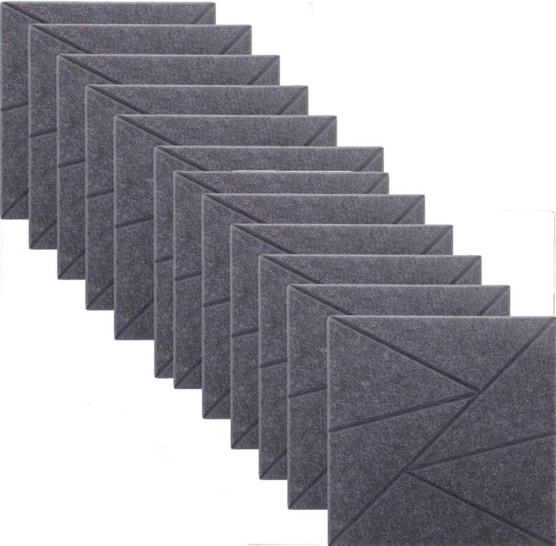 Coonoor Akustikplatte 12 Stück Akustikplatten Selbstklebend, 30*30cm von Coonoor