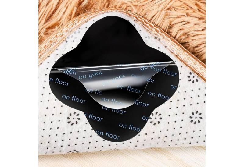 Coonoor Antirutsch Teppichunterlage Antirutschmatte für Teppich 8*8cm, (12-St), Zur Verhinderung des Verrutschens des Teppichs von Coonoor