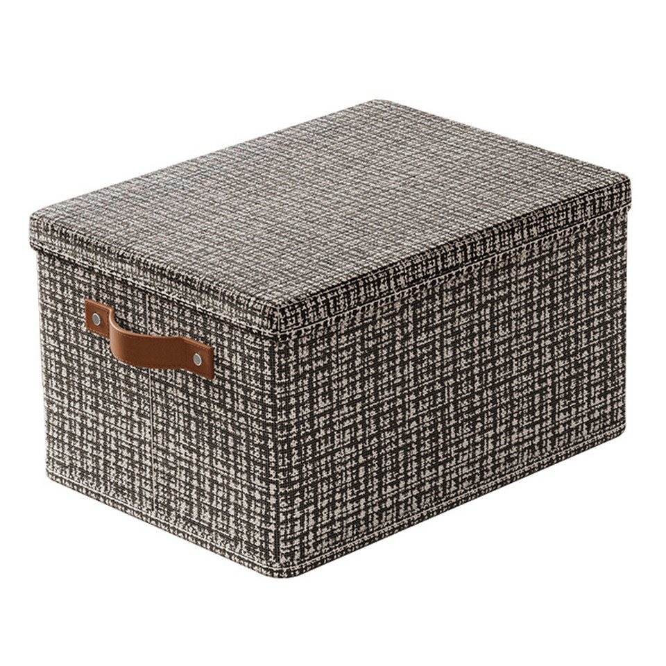 Coonoor Aufbewahrungsbox Große Aufbewahrungsbox mit Deckel, faltbare Aufbewahrungsbox, Baumwolleleinen Aufbewahrungsbox, Kleiderorganizer Coonoor Aufbewahrungsbox Große Aufbewahrungsbox mit Deckel, faltbare Aufbewahrungsbox, Baumwolleleinen Aufbewahrungsbox, Kleiderorganizer von Coonoor