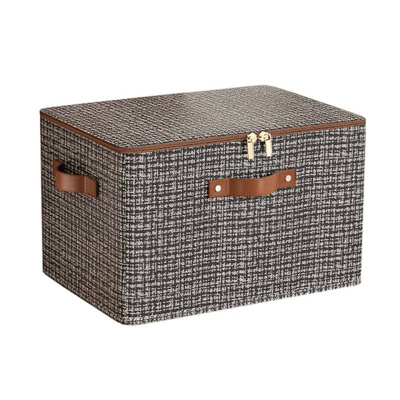 Coonoor Aufbewahrungsbox Vliesstoff Aufbewahrungsbox, Kleiderschrank Organizer, Faltbare Aufbewahrungsbox, Reißverschluss-Aufbewahrungsbox mit Deckel von Coonoor