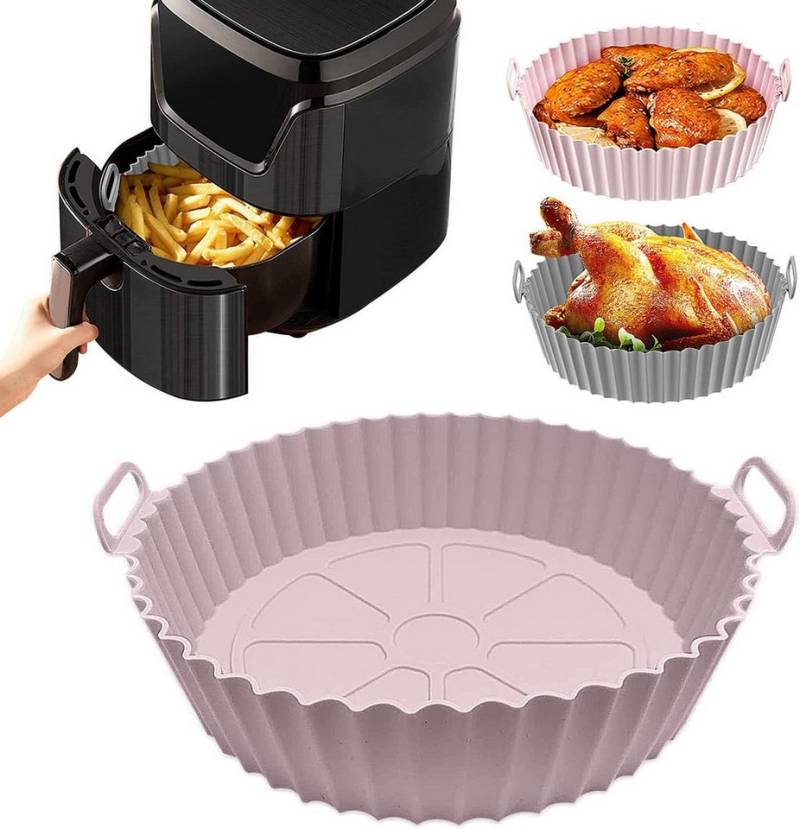 Coonoor Backform Silikonform für Heißluftfritteuse,Air Fryer für Fritteuse, (2-tlg) von Coonoor