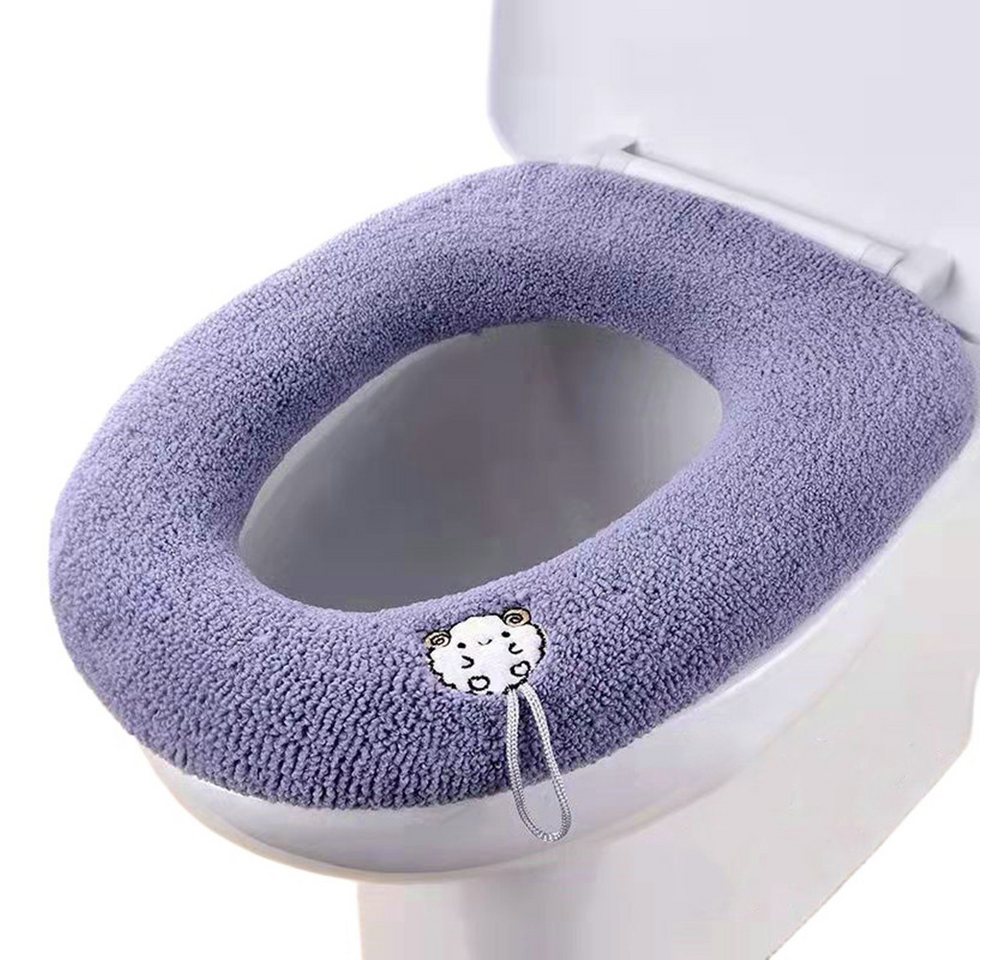 Coonoor Dusch-WC-Sitz 2 Stück Toilettensitzbezug Waschbar mit Griff weiche WC Deckelbezug Coonoor Dusch-WC-Sitz 2 Stück Toilettensitzbezug Waschbar mit Griff weiche WC Deckelbezug von Coonoor