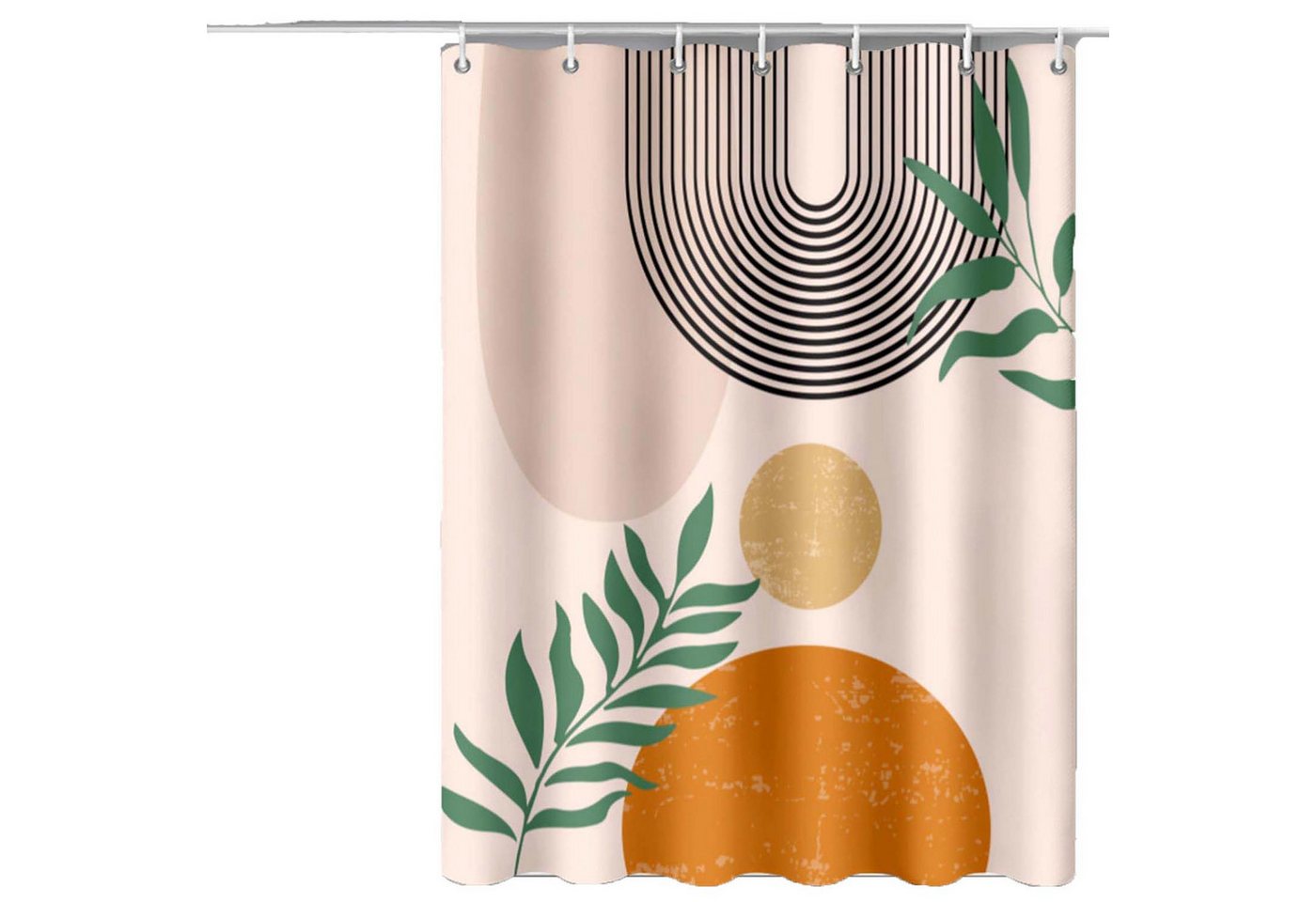 Coonoor Duschvorhang Boho 180x180cm,Wasserdicht Polyester Stoff Waschbar Badevorhang Coonoor Duschvorhang Boho 180x180cm,Wasserdicht Polyester Stoff Waschbar Badevorhang von Coonoor