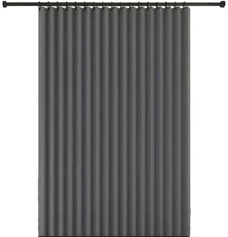 Coonoor Duschvorhang Faltbarer Duschvorhang Wasserdichter Gewicht aus Leinen, Magnet Breite 150 cm von Coonoor