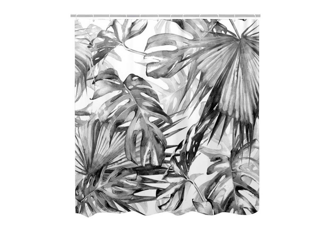 Coonoor Duschvorhang Textil Anti-schimmel Wasserdicht Waschbar Badvorhang 180 x 180 cm, aus Polyester Stoff, Duschvorhang Pflanzen, Inkl. 12 Ringe Coonoor Duschvorhang Textil Anti-schimmel Wasserdicht Waschbar Badvorhang 180 x 180 cm, aus Polyester Stoff, Duschvorhang Pflanzen, Inkl. 12 Ringe von Coonoor