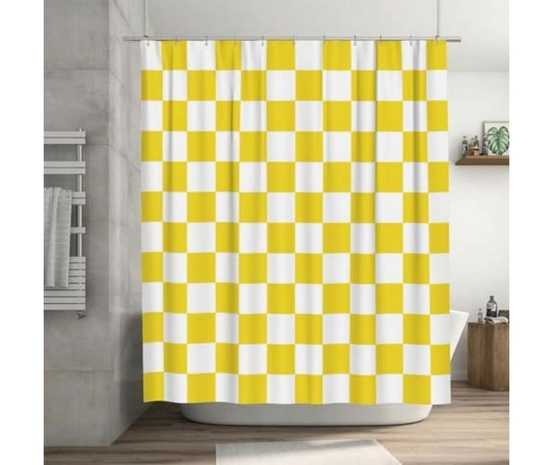 Coonoor Duschvorhang für Badezimmer, hübsches Retro-Schachbrettmuster,183 x 183 cm Coonoor Duschvorhang für Badezimmer, hübsches Retro-Schachbrettmuster,183 x 183 cm von Coonoor