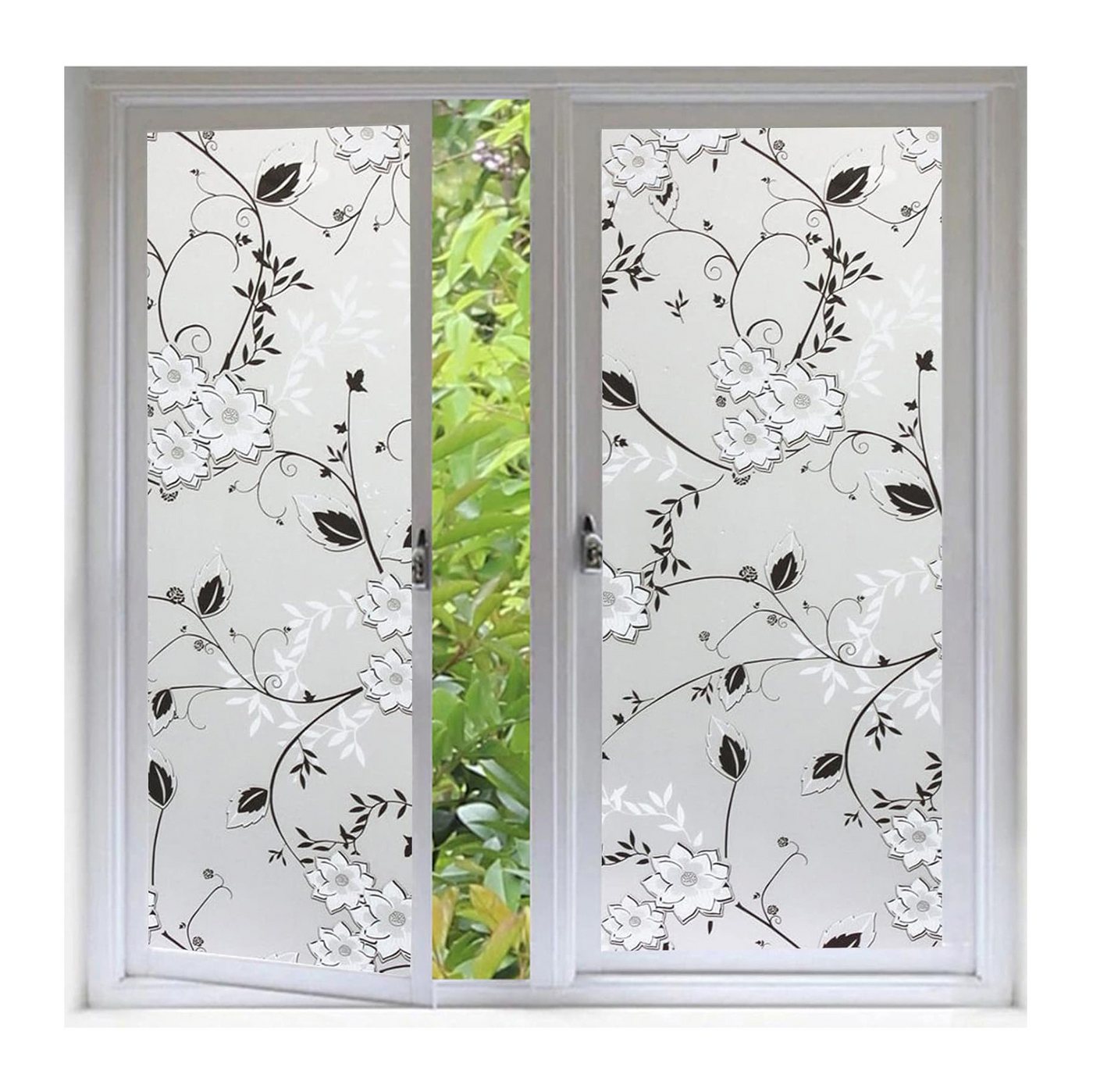 Coonoor Fensterfolie 3D Fensterfolie, selbstklebende undurchsichtige Sichtschutzfolie, Fensterfolie mit Pusteblumen-Muster Coonoor Fensterfolie 3D Fensterfolie, selbstklebende undurchsichtige Sichtschutzfolie, Fensterfolie mit Pusteblumen-Muster von Coonoor