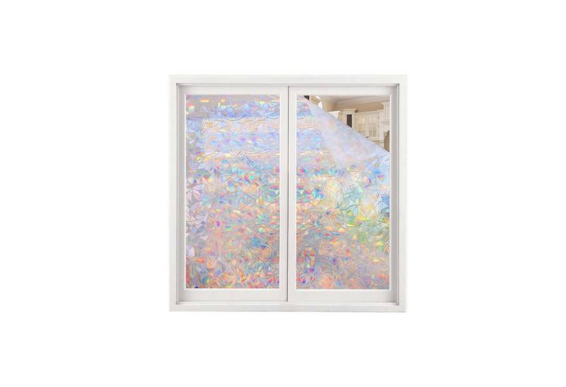 Coonoor Fensterfolie Selbsthaftend Blickdicht Sichtschutzfolie Fenster 3D Fensterfolie von Coonoor