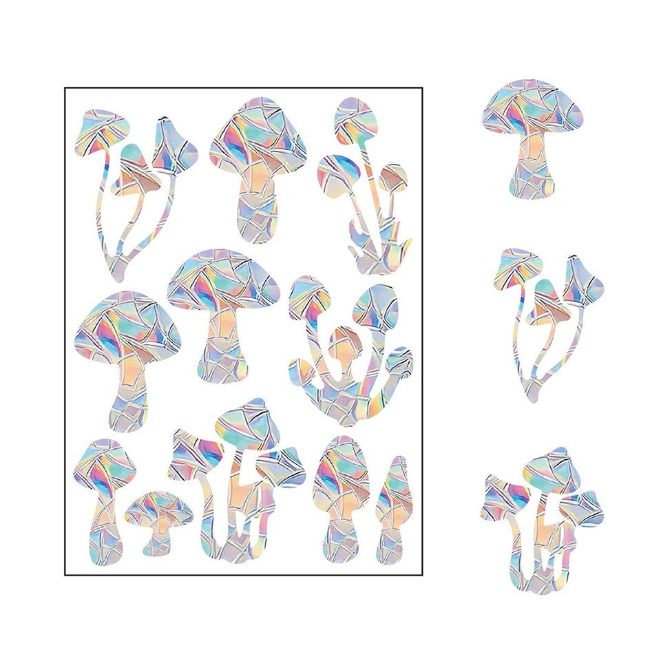 Coonoor Fensterfolie Selbsthaftend Bunt Sichtschutzfolie Fenster,Anti-Kollisions, Fensteraufkleber, Regenbogen-Aufkleber Coonoor Fensterfolie Selbsthaftend Bunt Sichtschutzfolie Fenster,Anti-Kollisions, Fensteraufkleber, Regenbogen-Aufkleber von Coonoor