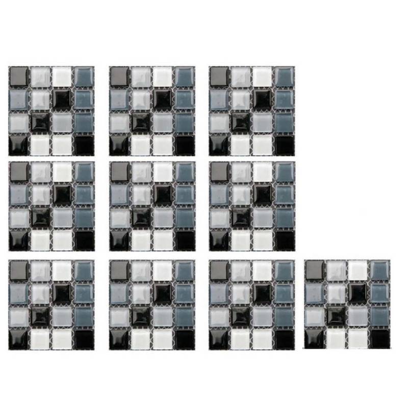 Coonoor Fliesenaufkleber 10 stück PVC Fliesenaufkleber, Selbstklebende (10x10cm) von Coonoor