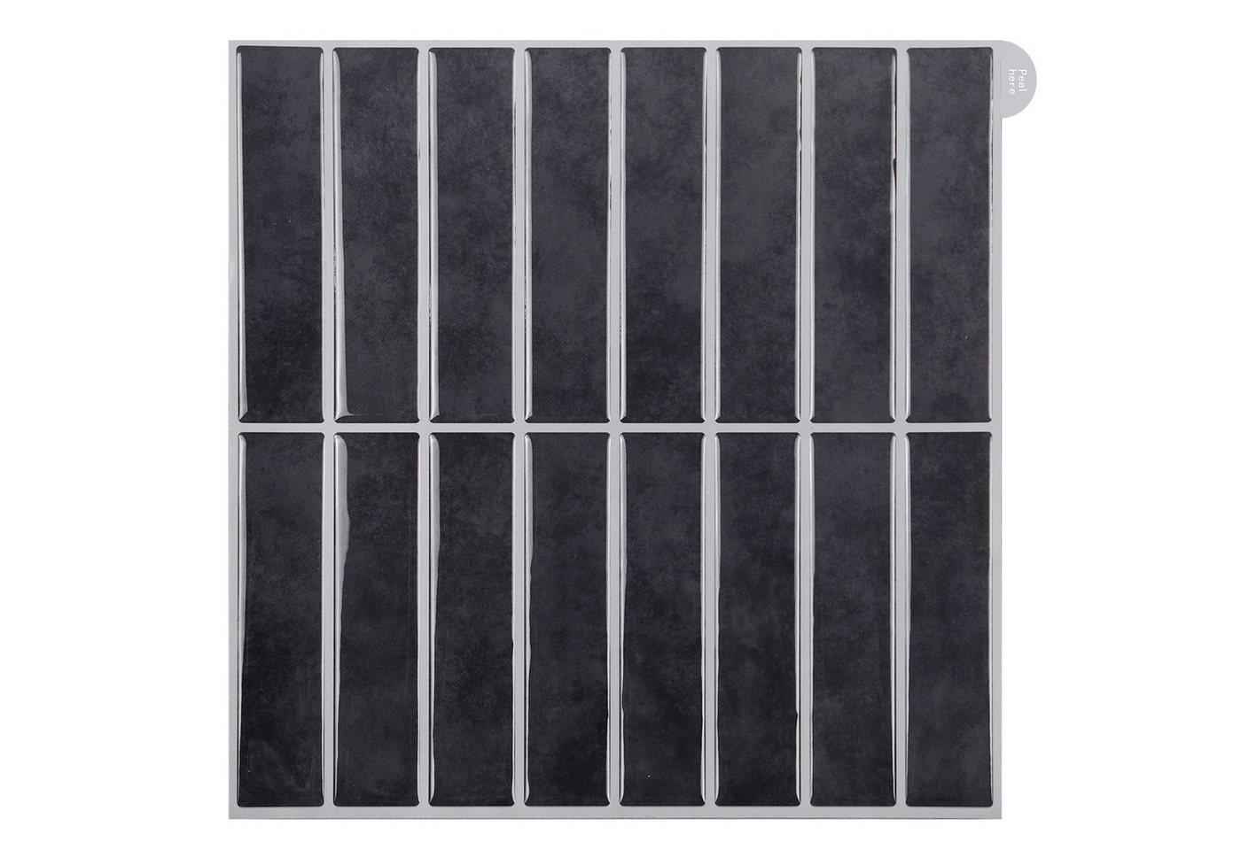 Coonoor Fliesenaufkleber 3d Wandpaneele Klebefliesen Küchenrückwand Metro Fliese (10 St), Wandfliesen Selbstklebend Bad Küche 10-Stück, (25,4 x 25,4 cm) von Coonoor