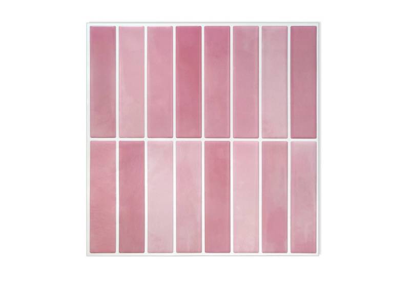 Coonoor Fliesenaufkleber 3d Wandpaneele Klebefliesen Küchenrückwand Metro Fliese (10 St), Wandfliesen Selbstklebend Bad Küche 10-Stück, (25,4 x 25,4 cm) von Coonoor