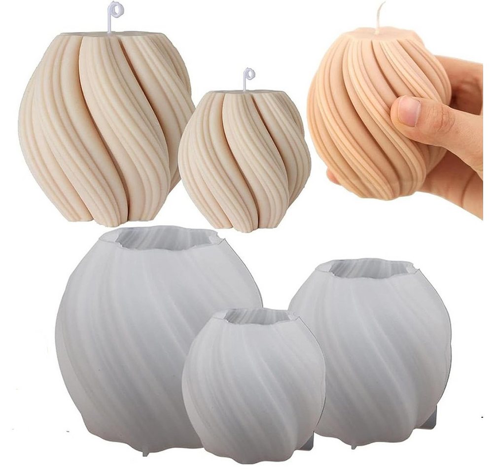 Coonoor Formkerze Kerzenhalter Silikonform, DIY Kerzenhalter-Gießform,Oster Kerzenhalter (3-tlg) von Coonoor