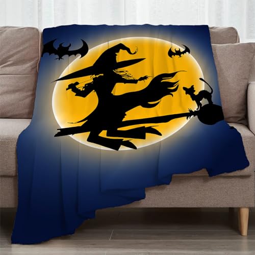 Coonoor Weihnachtstag/Halloween Kuscheldecke Comfort fleecedecke - leichte, gemütliche Mikrofaser Sofadecke/Couchdecke für Erwachsene 125x150CM von Coonoor