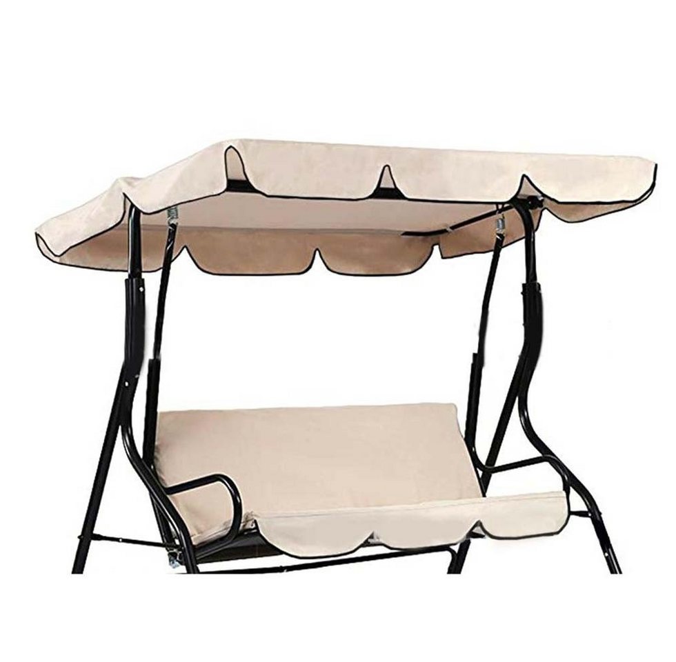 Coonoor Hollywoodschaukelersatzdach Regenschutz für die Oberseite, Waterproof Swing Seat Top Cover, Sonnendach, für 2/3 Sitzer-Schaukel von Coonoor