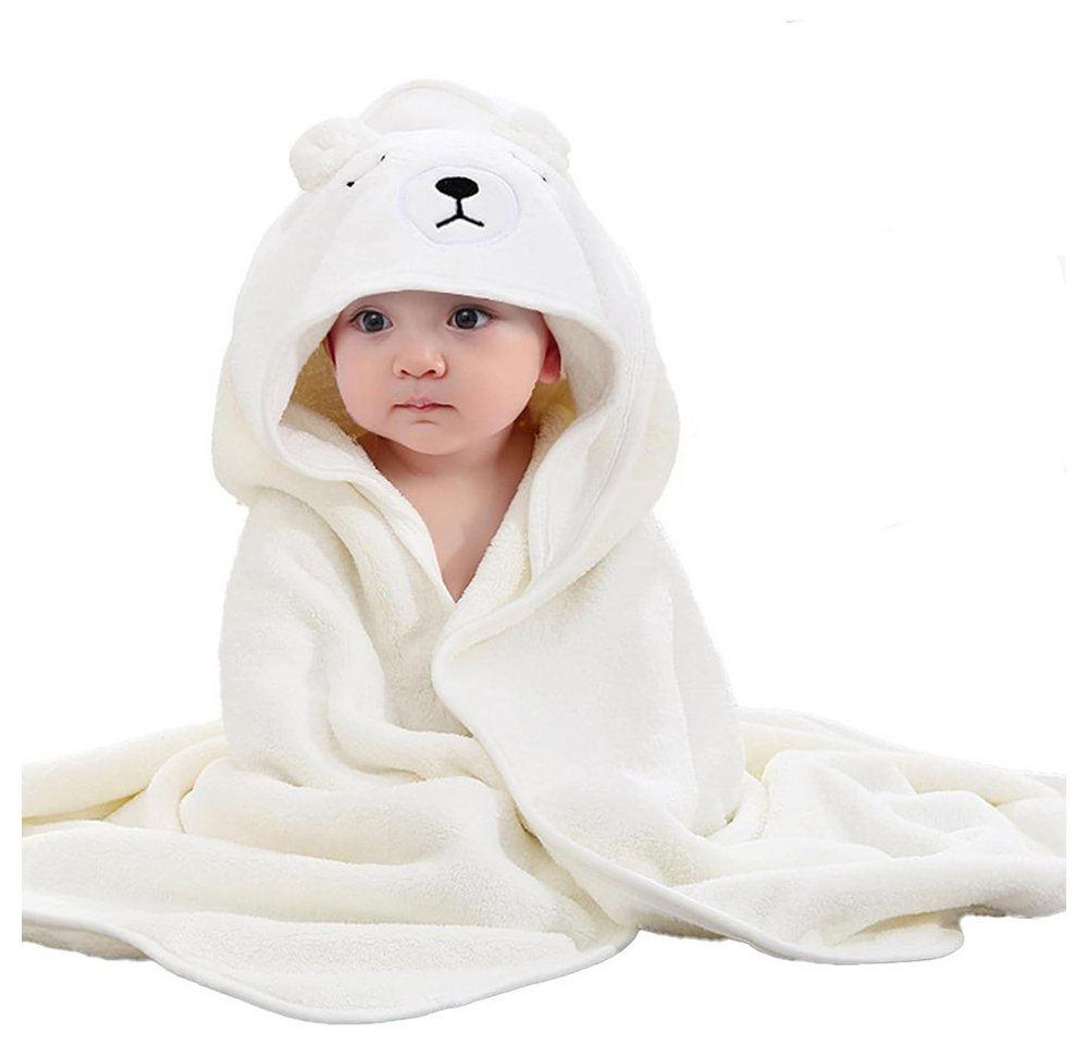 Coonoor Kapuzenhandtuch Baby Kapuzenhandtuch mit Waschlappen,mit süßen Ohren,für Neugeborene von Coonoor
