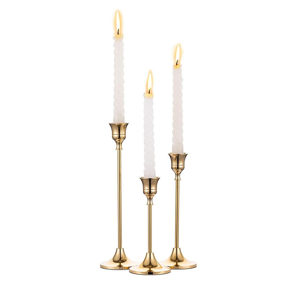 Coonoor Kerzenständer Ostern kerzenständer 3er Set- Retro Kerzen Ständer, für Stabkerze Spitzkerzen Hochzeit Party Weihnachten Tischdeko Coonoor Kerzenständer Ostern kerzenständer 3er Set- Retro Kerzen Ständer, für Stabkerze Spitzkerzen Hochzeit Party Weihnachten Tischdeko von Coonoor