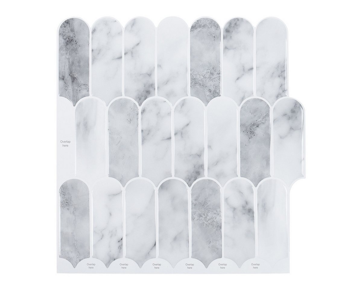 Coonoor Küchenrückwand Fliesenaufkleber Selbstklebend 30.5x30.5 cm für Bad & Küche, (1-tlg), entfernbare Klebe-Folie für Wandfliesen Küchenrückwand & Bordüren von Coonoor