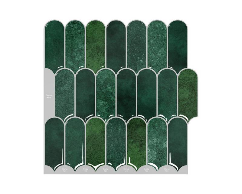 Coonoor Küchenrückwand Fliesenaufkleber Selbstklebend 30.5x30.5 cm für Bad & Küche, (1-tlg), entfernbare Klebe-Folie für Wandfliesen Küchenrückwand & Bordüren von Coonoor