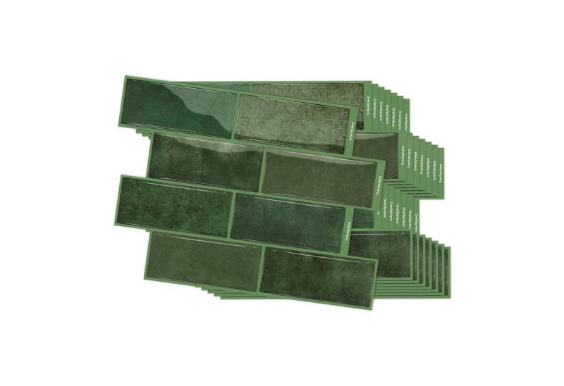 Coonoor Küchenrückwand Klebefliesen Küche 10 Blätter, 3D Selbstklebende Fliesen, (10-tlg), Wandfliesen Küchenfliesen Selbstklebend Fliesenaufkleber für Küche Bad von Coonoor