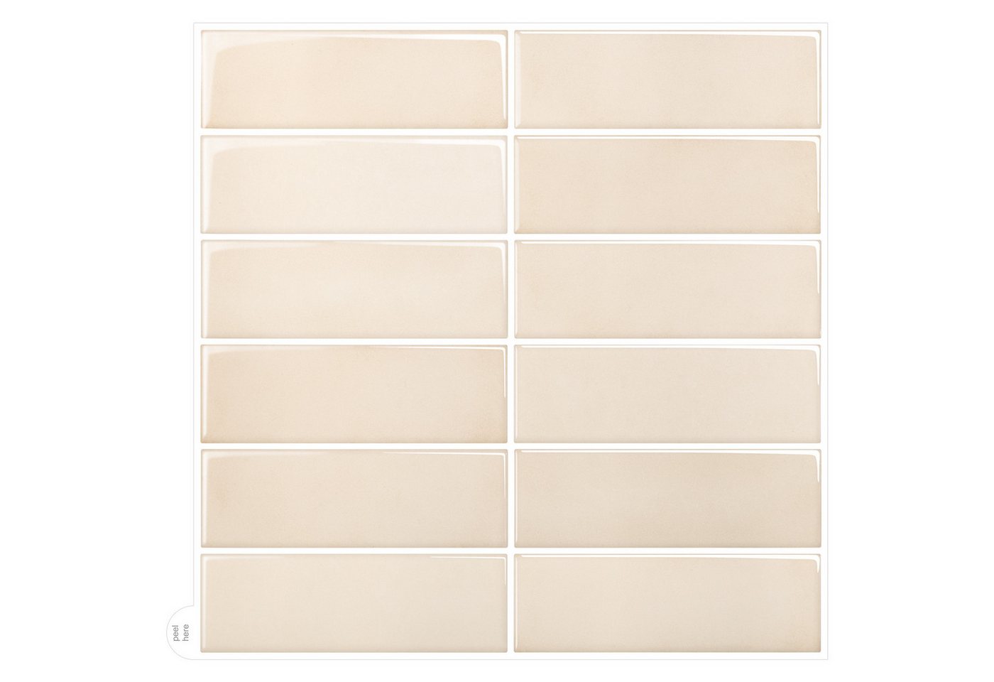 Coonoor Küchenrückwand selbstklebend Spritzschutz Küche 3d Wandpaneele 30.5 x 30.5 cm, (10-tlg) von Coonoor