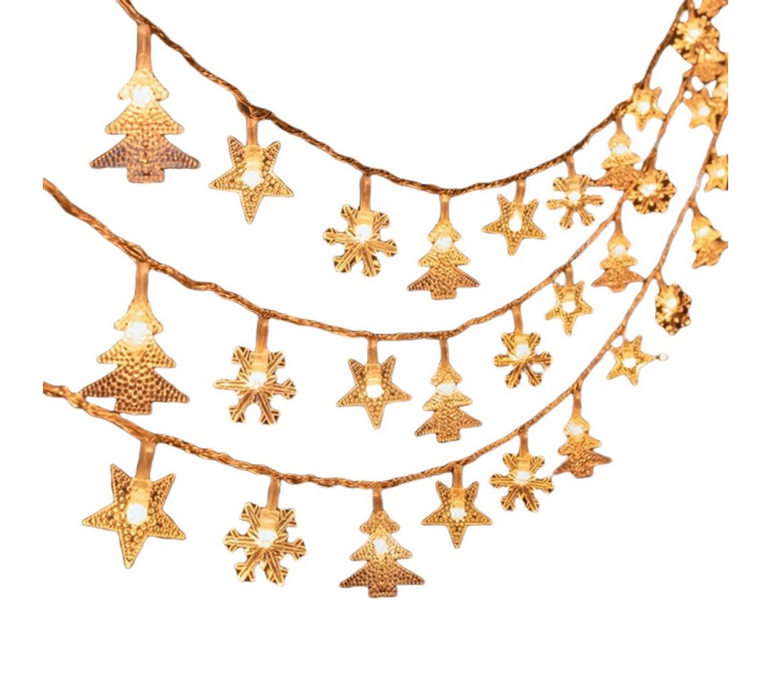 Coonoor LED-Lichterkette 6M 40LED Weihnachten Schneeflocke Lichterketten Weihnachtsdekoration, für Valentinstag Hochzeitsfeier Neujahr Garten Weihnachtsfeiern Coonoor LED-Lichterkette 6M 40LED Weihnachten Schneeflocke Lichterketten Weihnachtsdekoration, für Valentinstag Hochzeitsfeier Neujahr Garten Weihnachtsfeiern von Coonoor