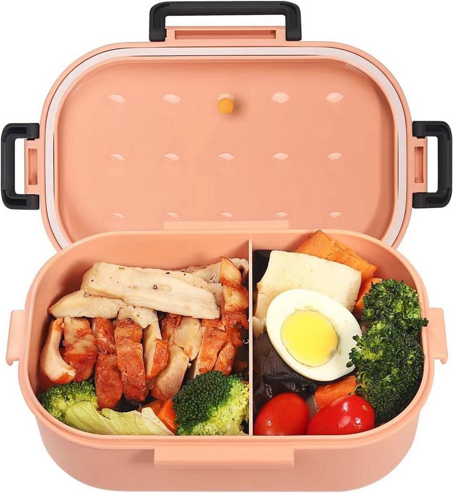 Lollanda Lunchbox 1000ml Bento Box, Auslaufsichere Brotdose Kinder und Erwachsene, mit Fächern, Auslaufsichere Brotzeitbox von Lollanda