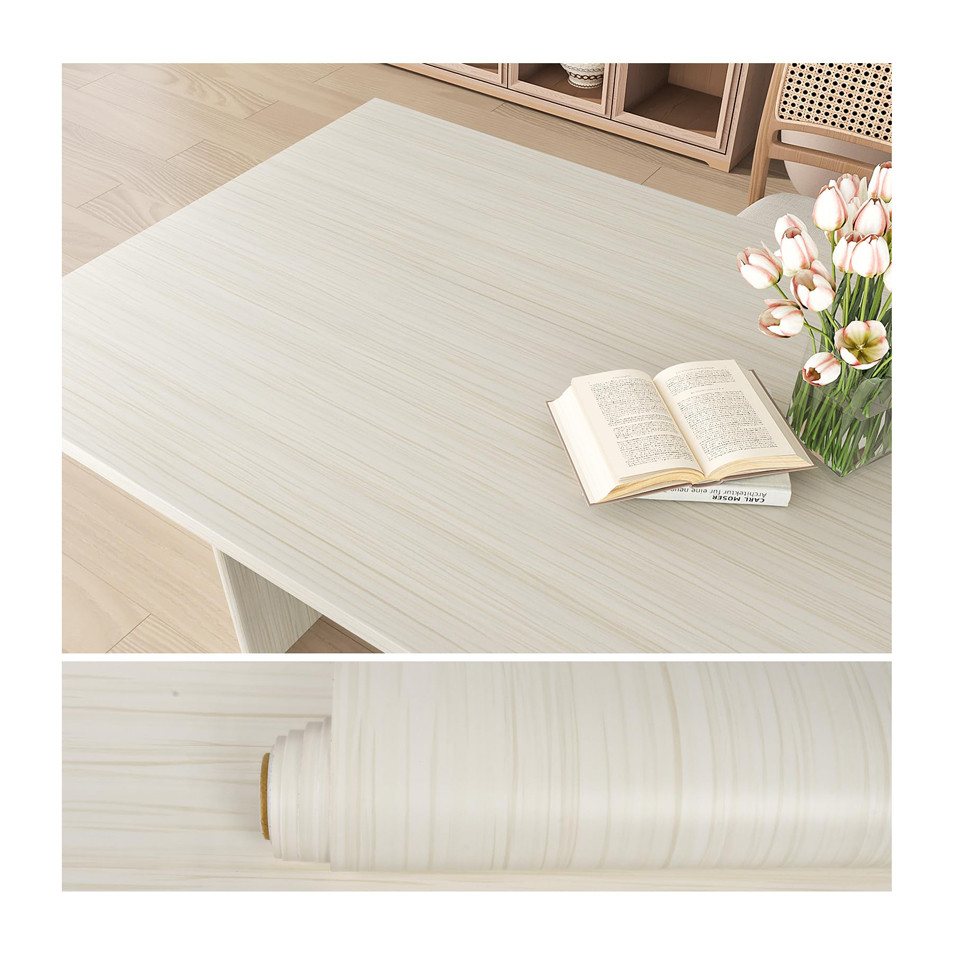 Coonoor Möbelfolie Selbstklebende Möbelfolie Wasserdichte Schutzfolie, für Möbel, Selbstklebende Tapete Schrank Fensterbank Modern Coonoor Möbelfolie Selbstklebende Möbelfolie Wasserdichte Schutzfolie, für Möbel, Selbstklebende Tapete Schrank Fensterbank Modern von Coonoor