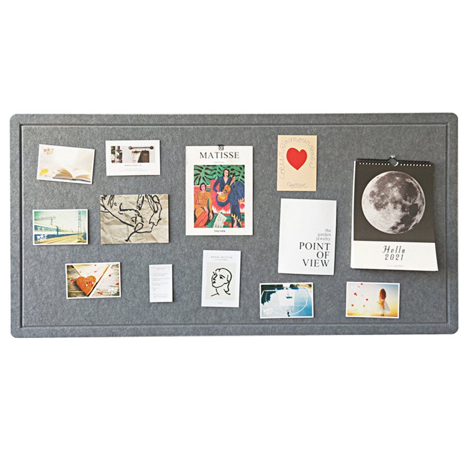Coonoor Pinnwand Faltbare Filz-Pinnwand, dekorative Präsentationstafel, Wand-Korkplatte, Mitteilungstafel, Fototafel von Coonoor