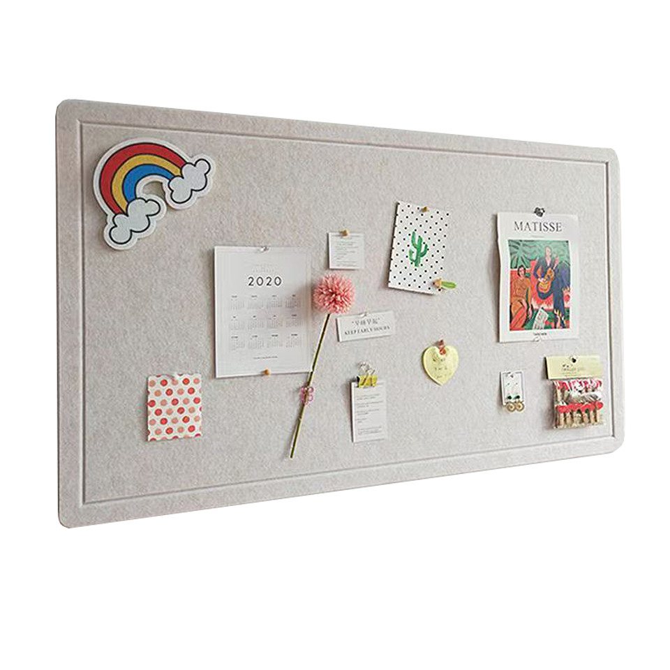 Coonoor Pinnwand Faltbare Filz-Pinnwand, dekorative Präsentationstafel, Wand-Korkplatte, Mitteilungstafel, Fototafel von Coonoor