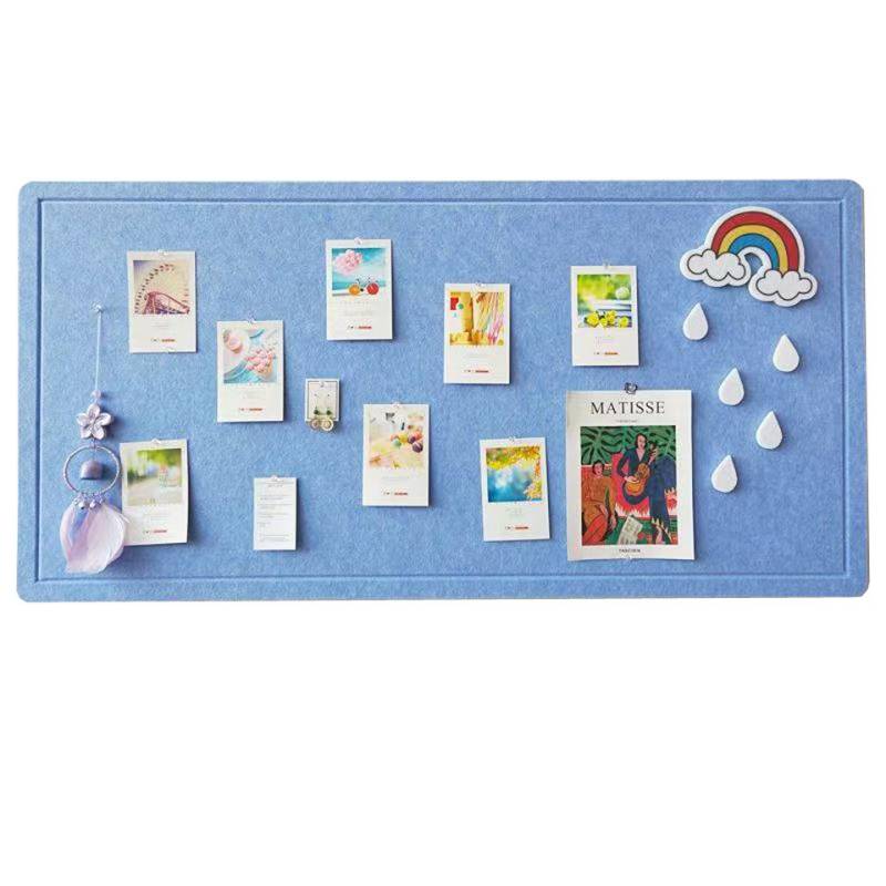 Coonoor Pinnwand Faltbare Filz-Pinnwand, dekorative Präsentationstafel, Wand-Korkplatte, Mitteilungstafel, Fototafel von Coonoor