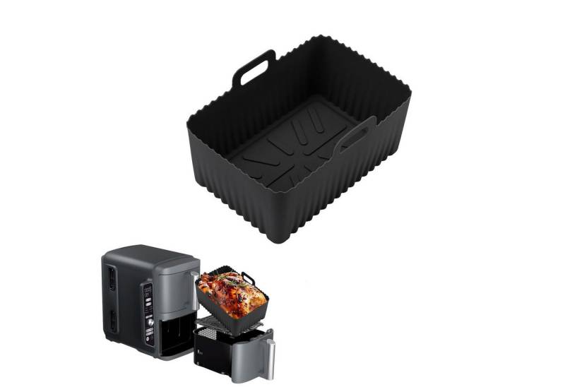 Coonoor Silikonform Airfryer-Silikon-Einsätze, Upgrade große Kapazität, (1-tlg), Antihaft und hochtemperaturbeständig von Coonoor