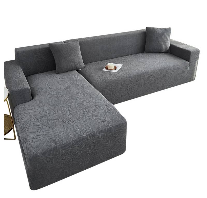 Coonoor Sofabezug Sofaschoner Ecksofa für L Form Erfordert Zwei Couchbezug, Stretch Sofa Cover von Coonoor