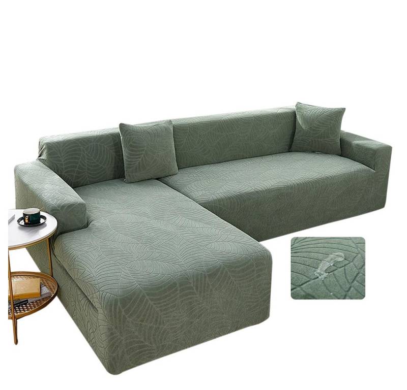 Coonoor Sofabezug Sofaschoner Ecksofa für L Form Erfordert Zwei Couchbezug, Stretch Sofa Cover von Coonoor