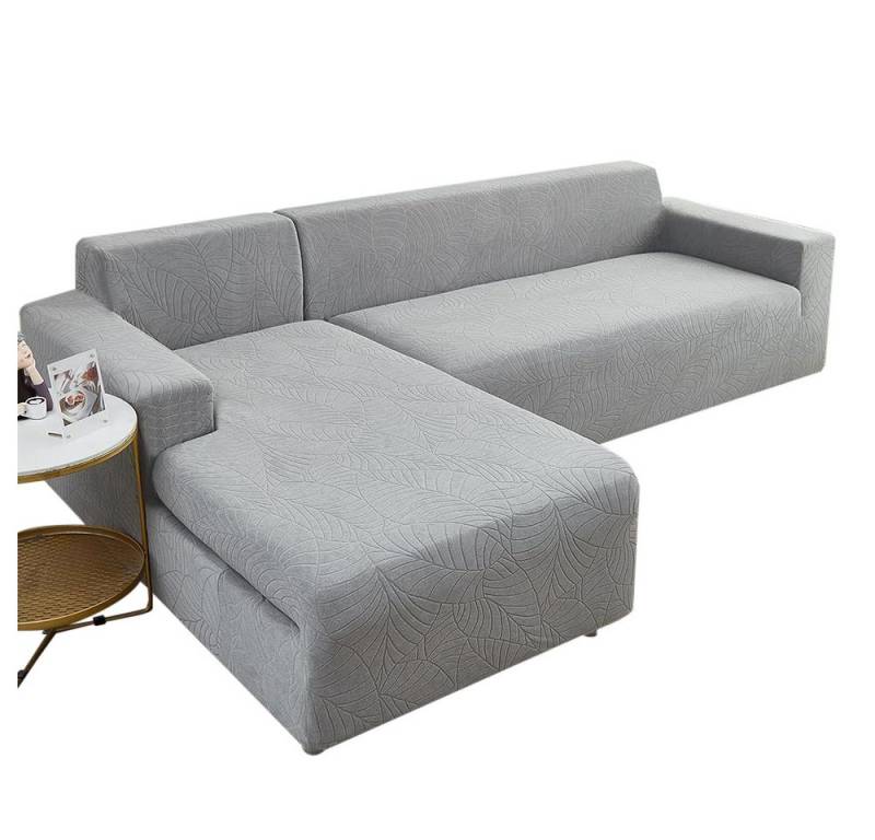 Coonoor Sofabezug Sofaschoner Ecksofa für L Form Erfordert Zwei Couchbezug, Stretch Sofa Cover von Coonoor