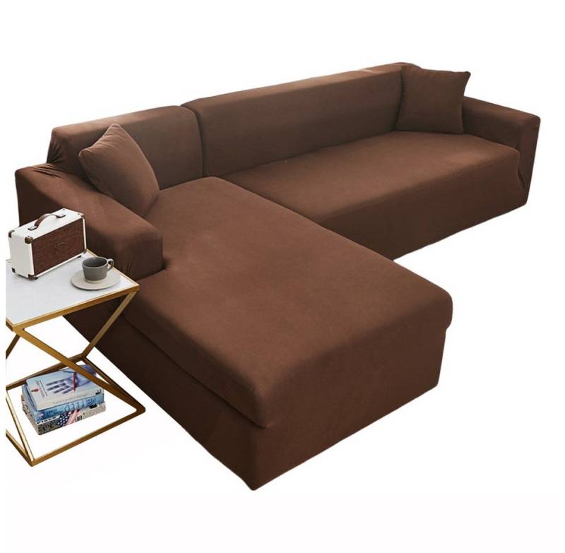 Lollanda Sofabezug Ultradünner elastischer Sofabezug, schlichter Sofaschutzbezug, L-förmiger moderner Sofabezug von Lollanda