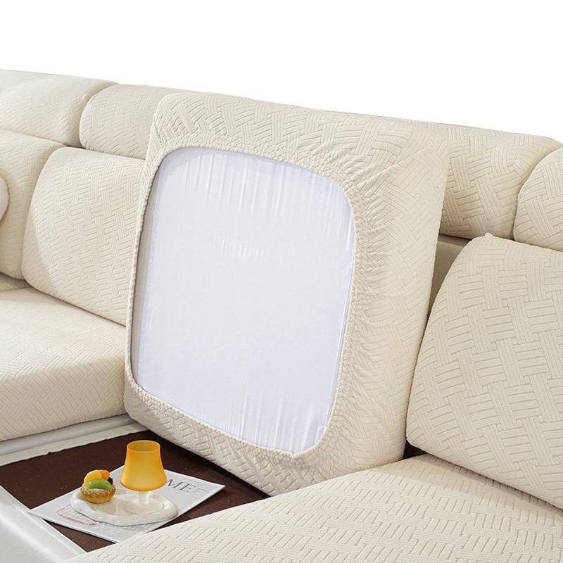Coonoor Sofahusse Sofa Sitzkissenbezug, Sofa Sitzkissenbezug Stretch, rutschfest, Elastischer Kissenbezüge, Husse Überzug Bezug Für Sofa Sitzkissen von Coonoor