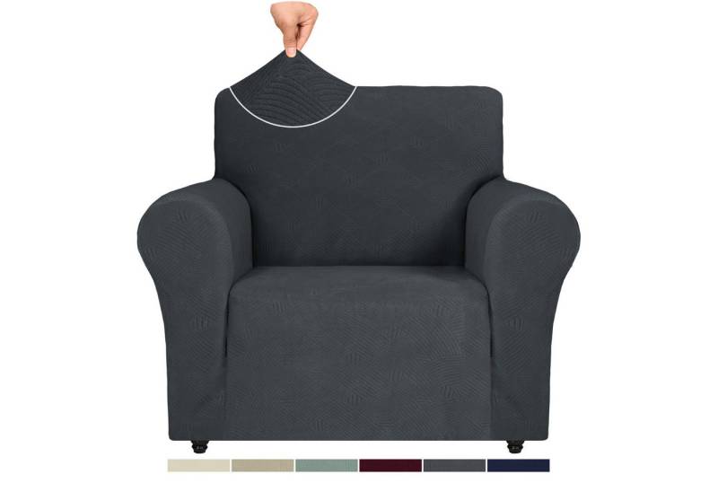 Coonoor Sofahusse Stretch Sofabezug, Sofa Überzug 1/2/3/4 Sitzer, Sofaschoner rutschfest, Elastisch Couch Überzug Mit Armlehnen, Sofaüberwurf Couch Überwurf von Coonoor