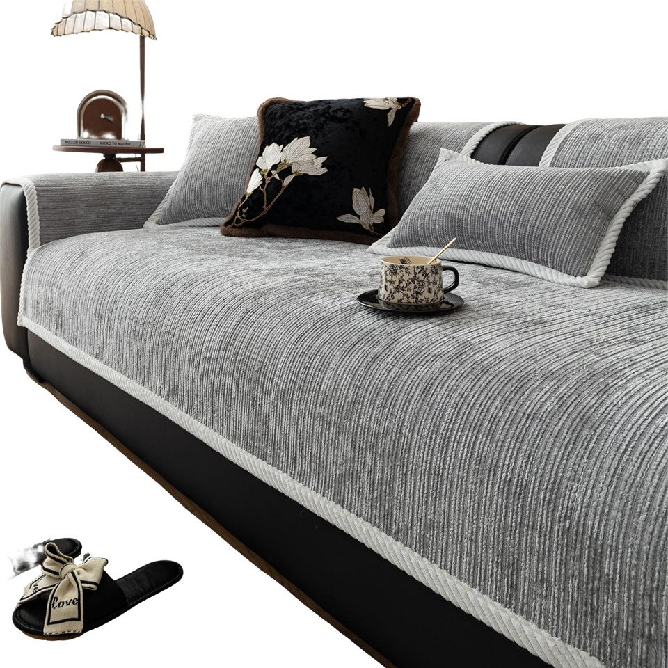 Coonoor Sofaschoner Sofabezug Couch Überzug,Sofa Überzug 1/2/3/4 Sitzer L Form Sofa Cover, Sofa-Schutzhülle Ecksofa, rutschfeste Sofa Überwurf von Coonoor